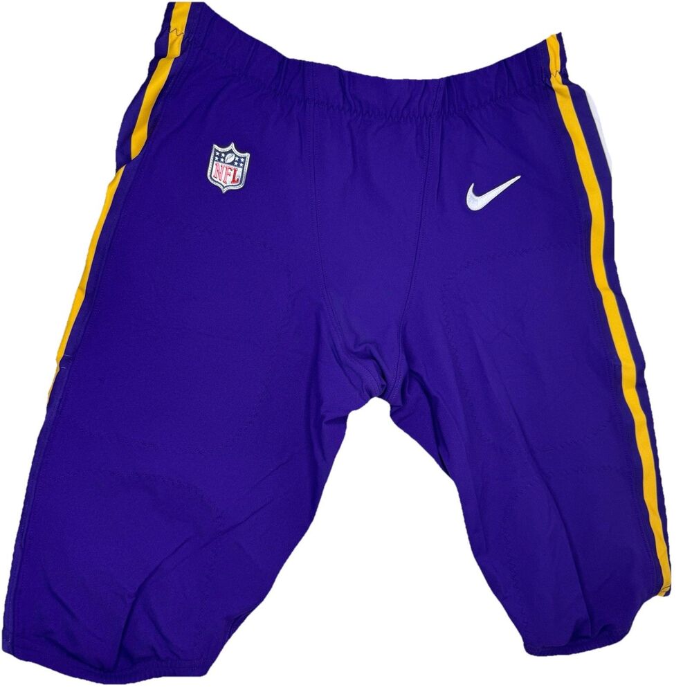 Minnesota Vikings Nike Authentic Team Issued Purple Pants NFL Waist Size 36